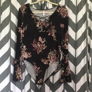 Floral bodysuit